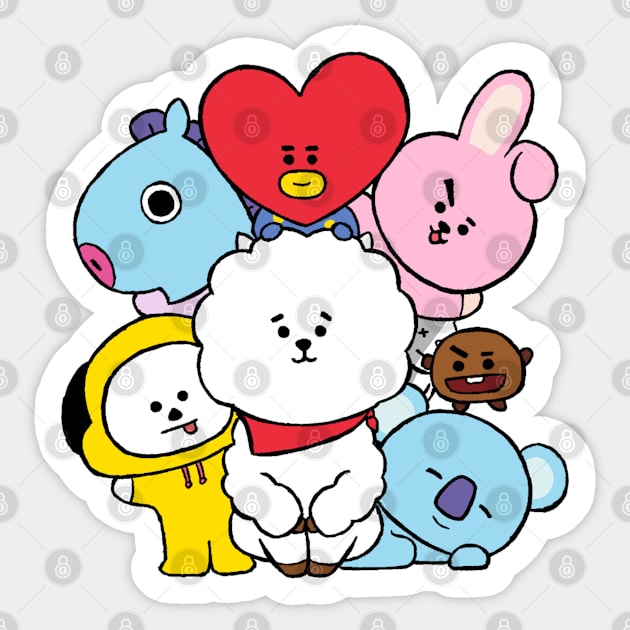 BT21 ALL CHARACTER ARMY