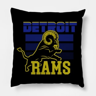 Detroit Rams Goat Pillow