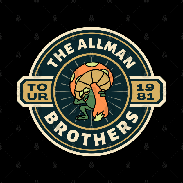 The Allman Brothers - Tour 1981 // Design Logos Fanart Style by Liamlefr