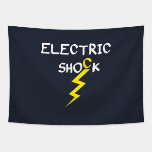 Electric Shock Logo Tapestry