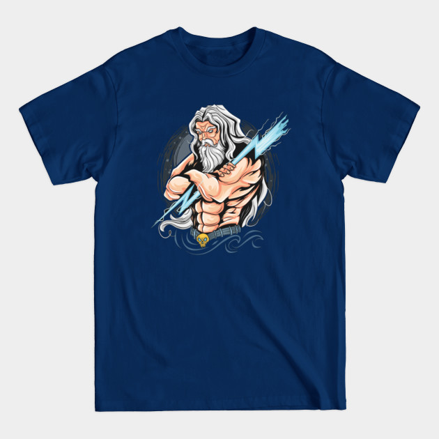 Discover THUNDER ZEUS CAN USE FOR T-SHIRT, OR GAMER ESPORT LOGO. VECTOR IS EDITABLE LAYERS - Zeus - T-Shirt