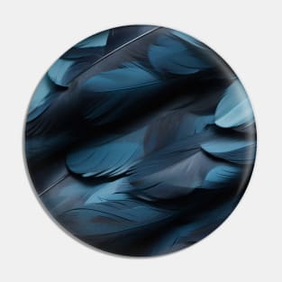 Whispers of Blue Feathers Pin