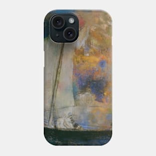 Flower Clouds by Odilon Redon Phone Case