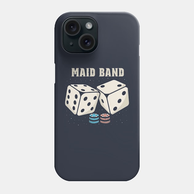 maid band Dice Phone Case by Hsamal Gibran