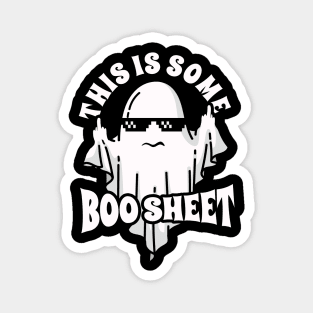 this is some boo sheet- cool boo ghost Magnet