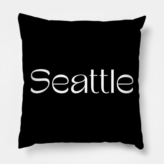 Seattle Pillow by bestStickers