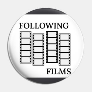 Following Films Logo Pin