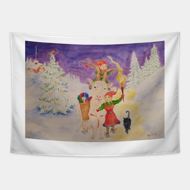 The Yule Goat Tapestry by Kunstner74