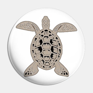 Turtle - Brown Pin