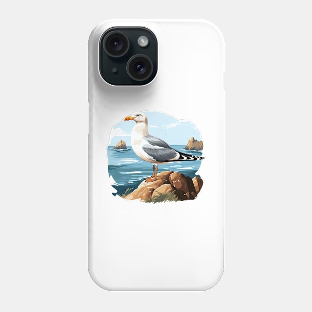 Cute Seagull Phone Case by zooleisurelife