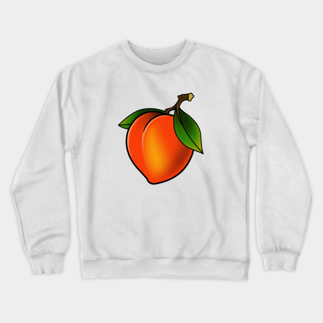 peach crewneck sweatshirt