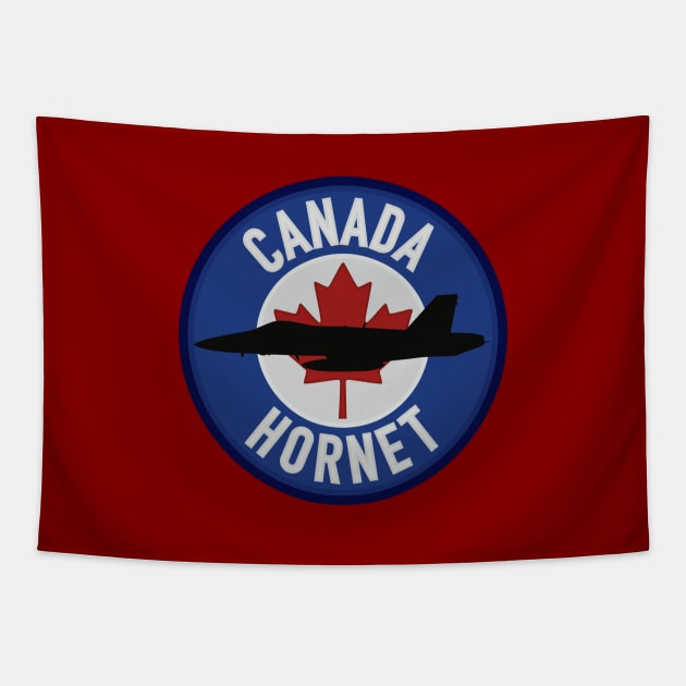 Canada F/A-18 Hornet Tapestry by Tailgunnerstudios