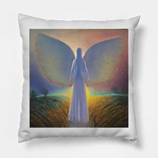 An evening  Angel Pillow