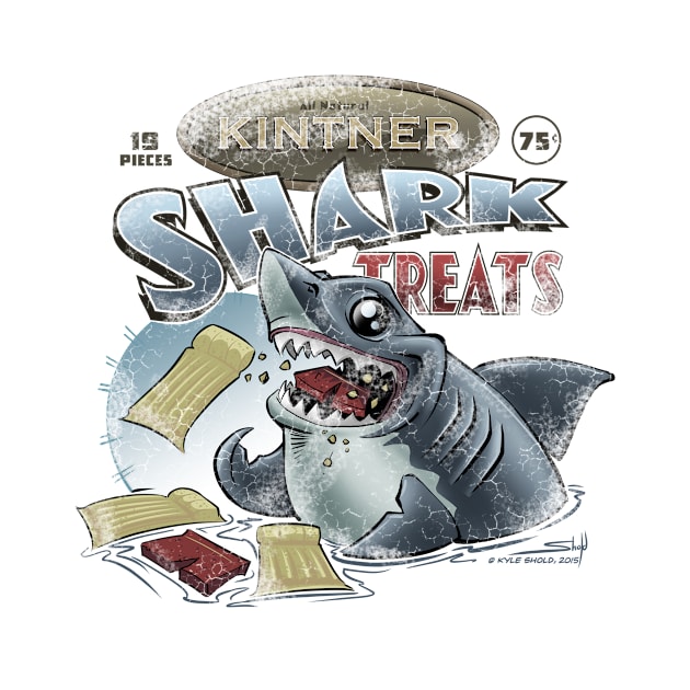 Kintner Shark Treats - Version 2 (Aged) by FWBCreative