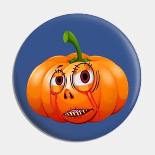 Funny Pumpkin Pin