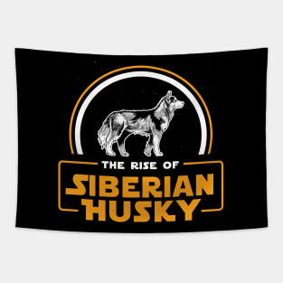 The Rise of Siberian Husky Tapestry