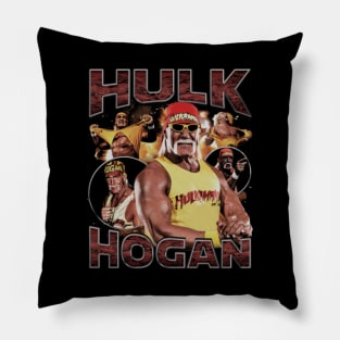 Hulk Hogan Vintage Bootleg Pillow