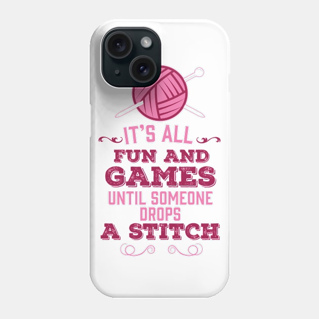 Drop A Stitch Phone Case by veerkun