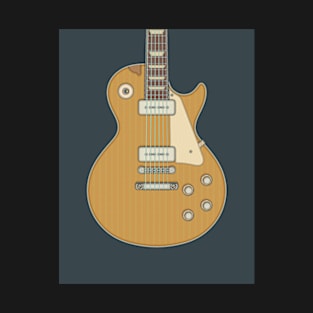 Gold Rock Guitar T-Shirt