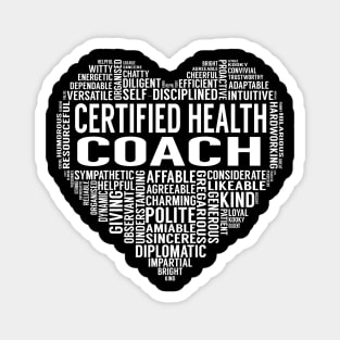 Certified Health Coach Heart Magnet