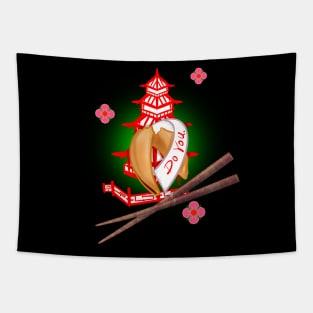 Fortune cookie Tapestry