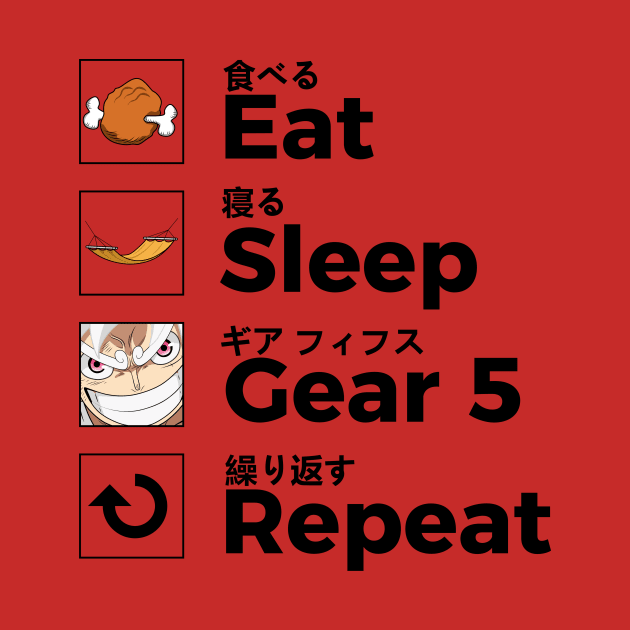 Eat Sleep Gear 5 Repeat again by zerooneproject