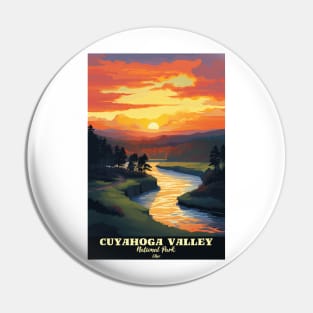 Cuyahoga Valley National Park Travel Poster Pin