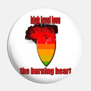 valentine's day the burning heart Pin