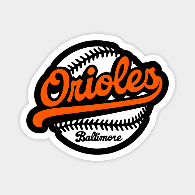 Orioles Classic Magnet by Throwzack