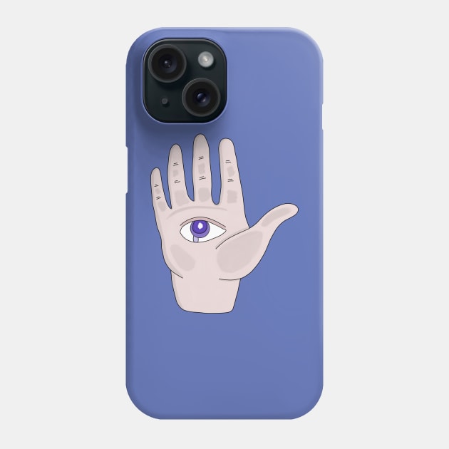 Hand With an Eye Phone Case by DiegoCarvalho