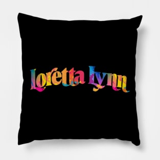 Loretta lynn abstrack Pillow