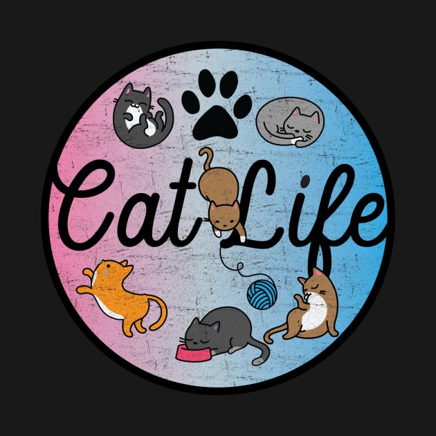 Cute & Funny Cat Life Adorable Circle of Kittens by theperfectpresents