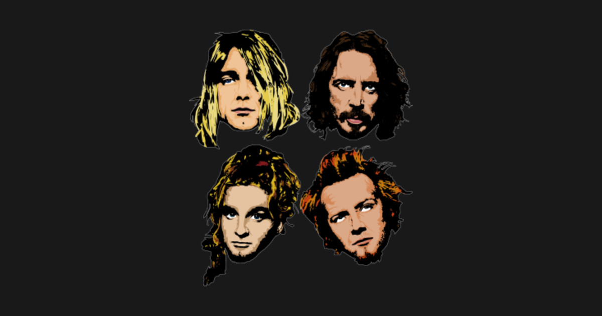 Grunge Is Dead Kurt Cobain Posters and Art Prints TeePublic