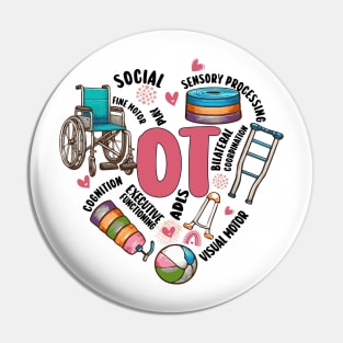 OT Valentine's Day Occupational Therapy Valentines Day OT Pin