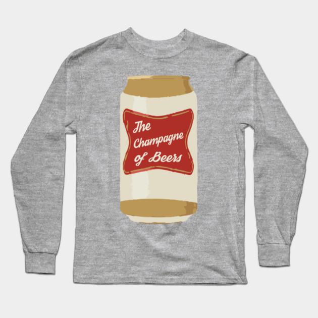 The Champagne Of Beers Miller High Life Long Sleeve T Shirt
