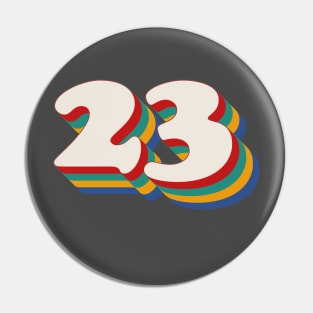 Number 23 Pin