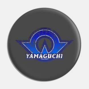 Yamaguchi Prefecture Japanese Symbol Distressed Pin