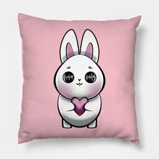 Cute Chubby Bunny Pillow