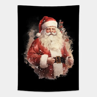 Retro Santa Claus Tapestry