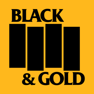 Black & Gold Flag T-Shirt