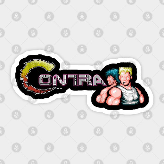 Contra Nintendo Sticker Teepublic