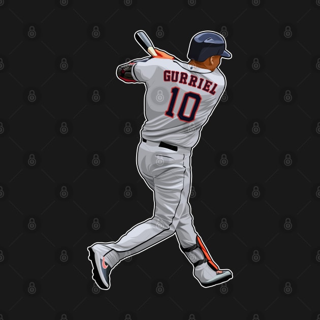 Yuli Gurriel #10 Hits Homerun by GuardWall17