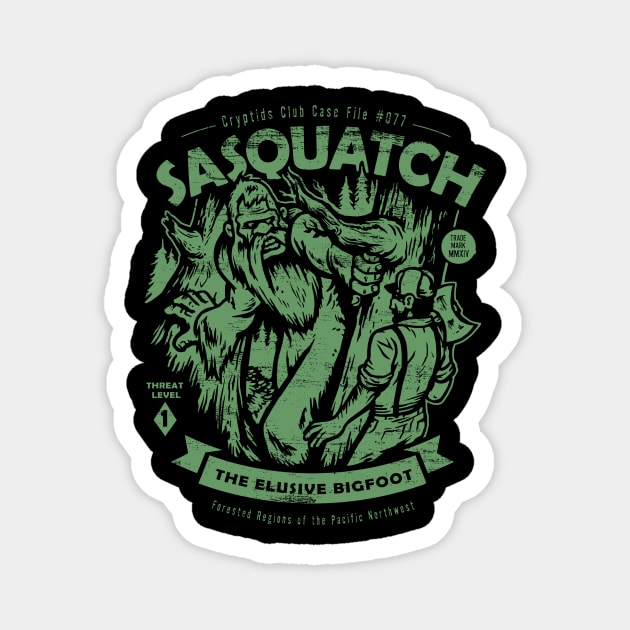 Sasquatch Magnet by heartattackjack