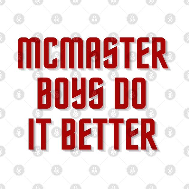 McMaster Boys by stickersbyjori