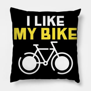 I Like My Bike, Cyclist Pillow