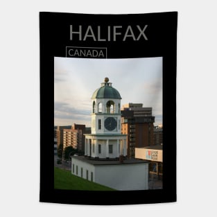 Halifax Nova Scotia Canada Clock Souvenir Gift for Canadian Citizens T-shirt Apparel Mug Notebook Tote Pillow Sticker Magnet Tapestry