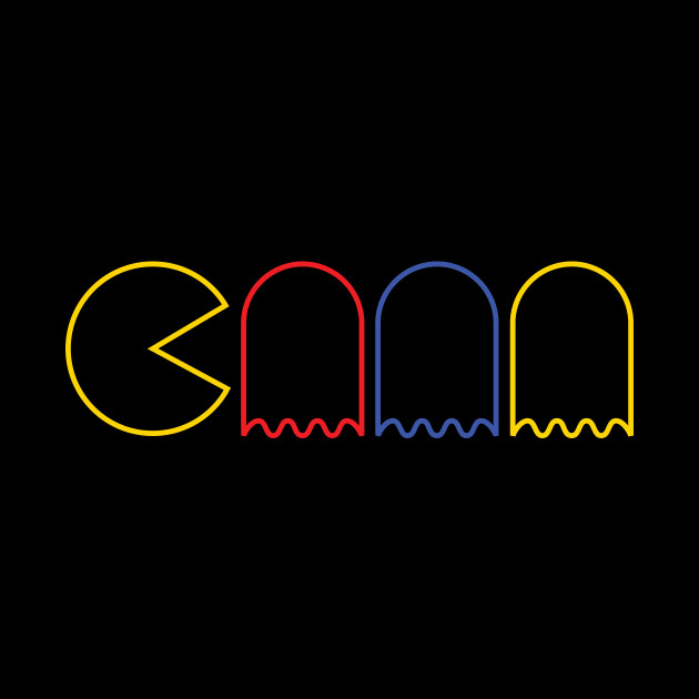 Neon old Game - Pacman - Phone Case