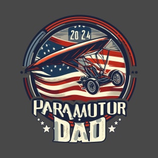 Paramotor Dad Paraglider Paragliding 2024 T-Shirt