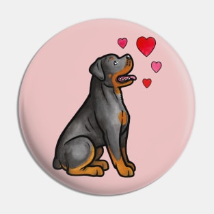 Rottweiler love Pin