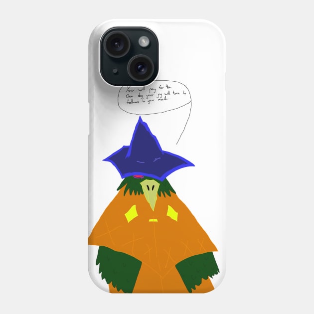 Wizard Bird Phone Case by CaptainHaddock